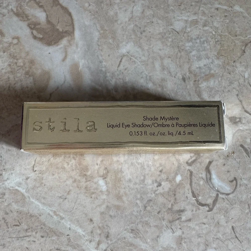 Stila Shade Mystère Liquid Eyeshadow Enigmatic Metallic Glitter Purple NEW